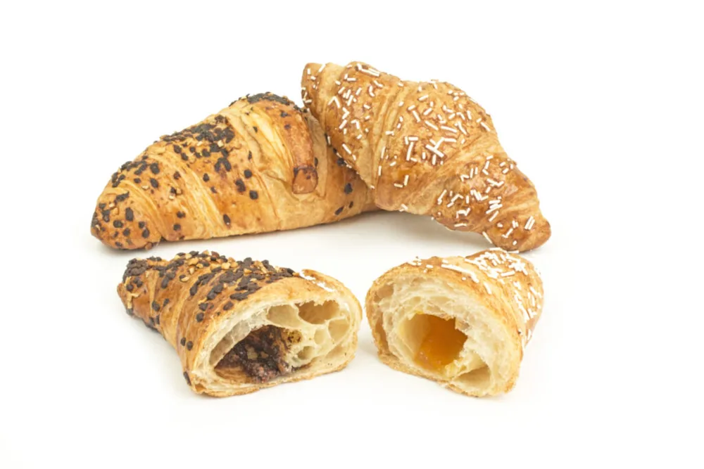 Top-filled croissant