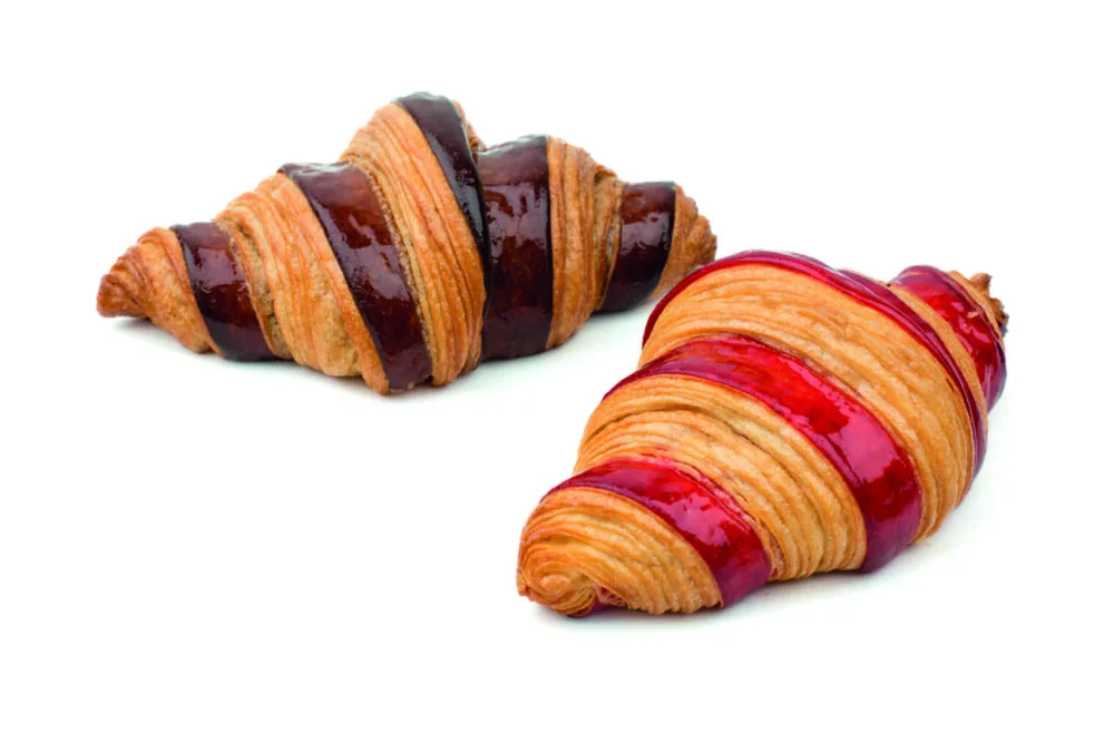 Two-tone croissant