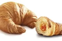 Curved filled croissant