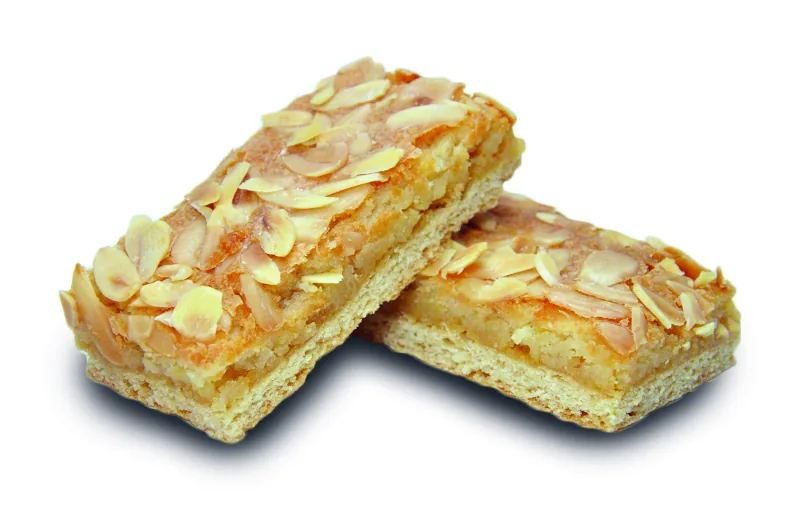 Almond-filled bakery product