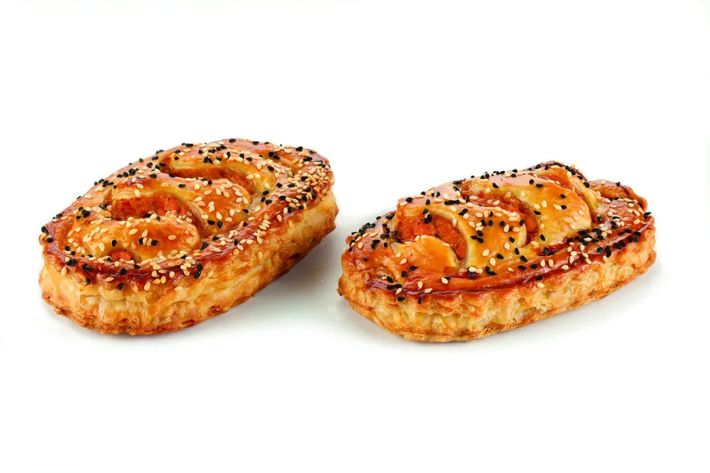 Puff pastry with kip piri piri