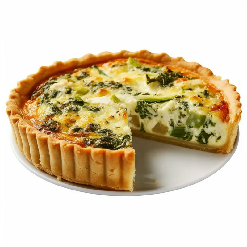 Ispanaklı quiche