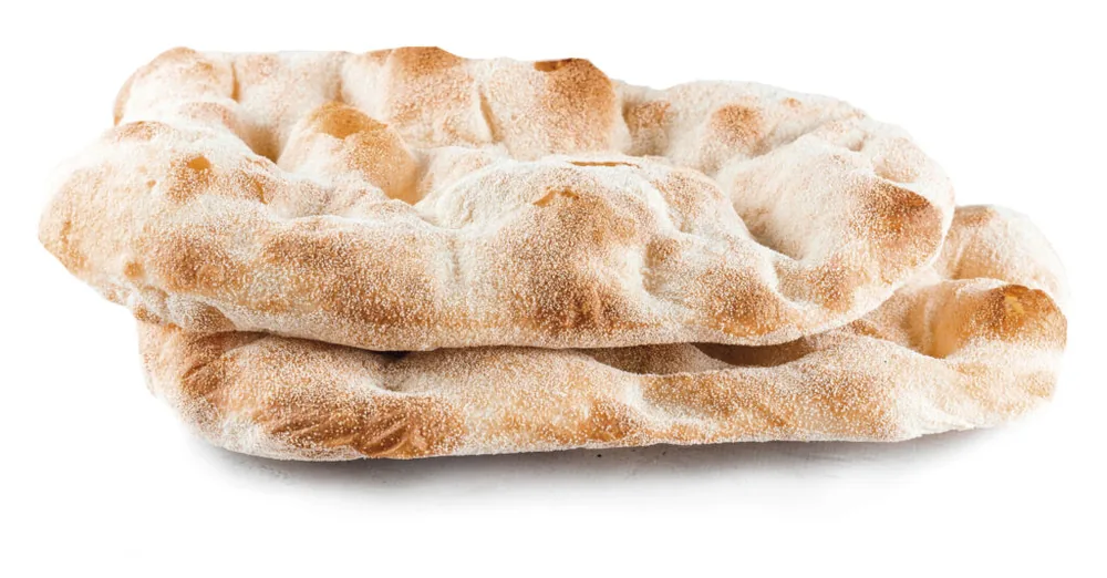 Açık dokulu yassı ekmek