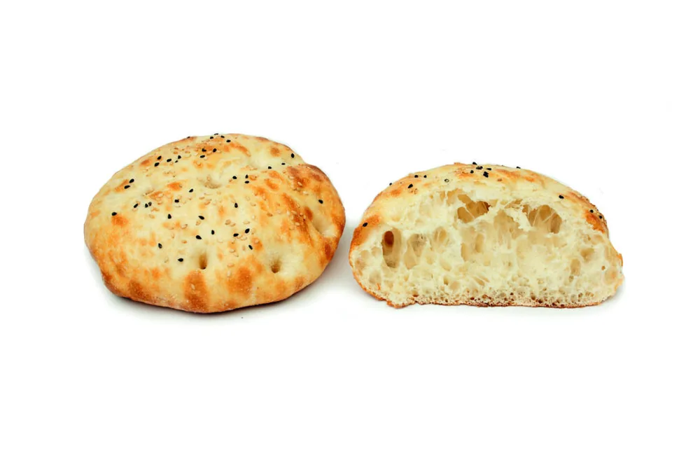 Açık dokulu yassı ekmek