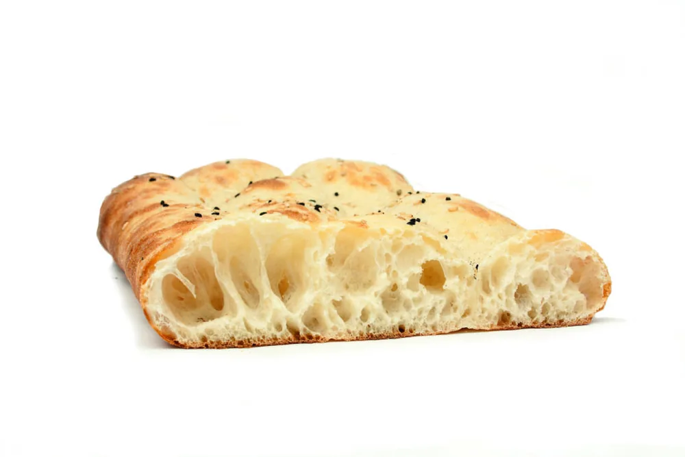 Açık dokulu yassı ekmek