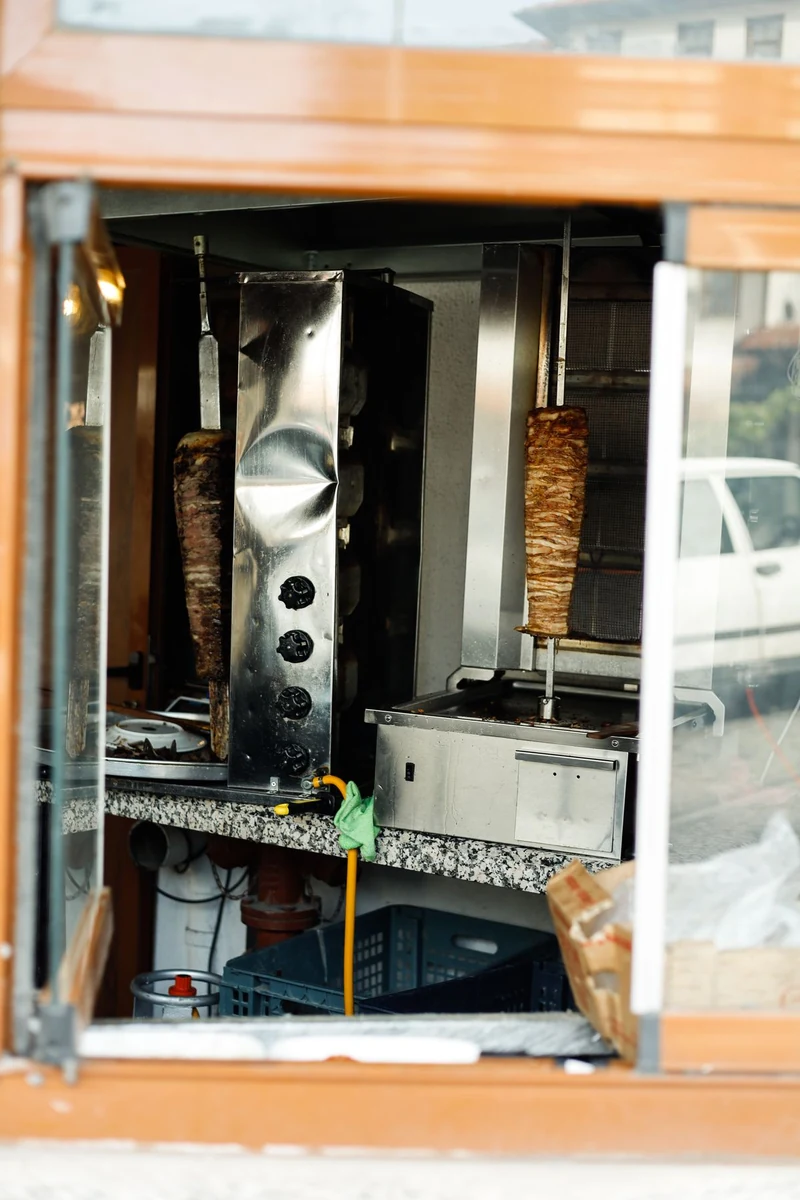 Döner üretim hattı