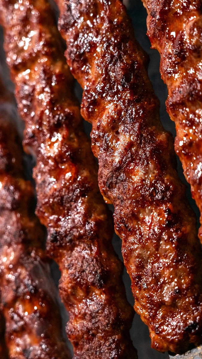 Pişmiş kebab dokusu