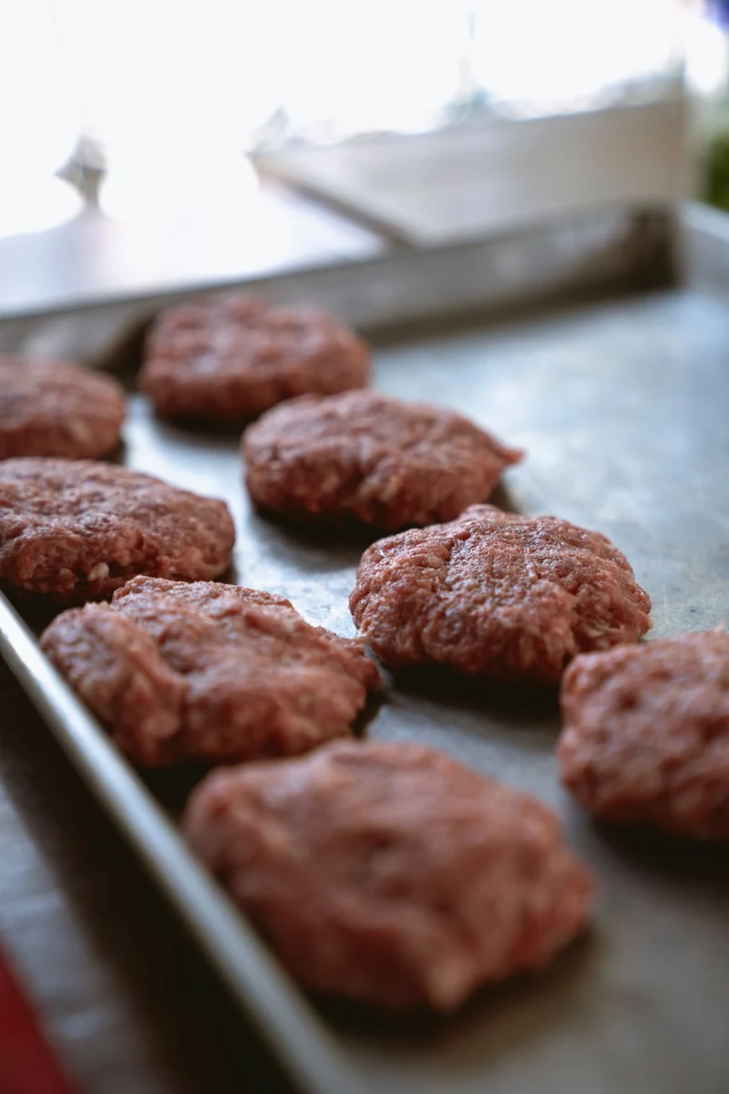 Hamur köfte ve burger köftesi